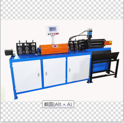 Auto fio que endireita a máquina de corte que persegue o Straightener e o cortador do fio de tesoura