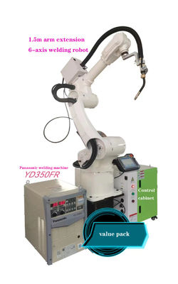 Alta velocidade de alumínio da máquina 380V do robô de solda 6 da linha central industrial