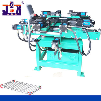 Máquina de corte do ângulo do controle do PLC de Mesh Corner Cutting Machine da prateleira
