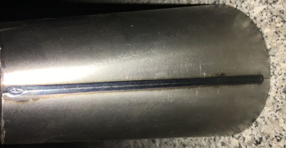 Soldador reto da emenda da soldadura de arco de argônio