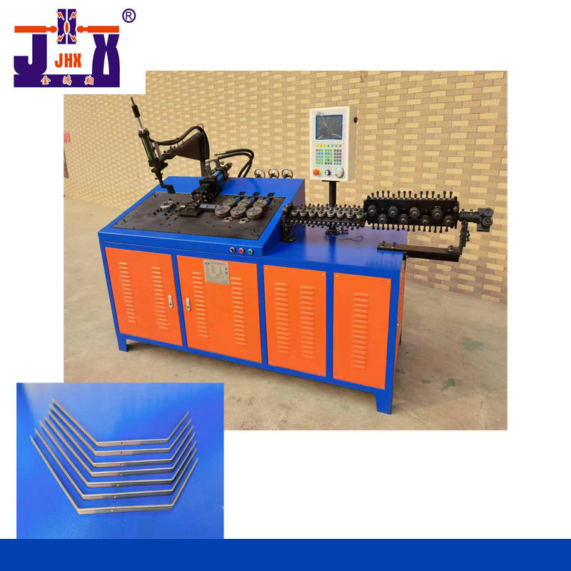 Máquina de dobra de aço 60HZ do fio do ferro liso 2D 380V automática para perfurar o furo redondo