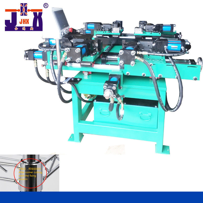 Controle 380V 50Hz do PLC dos fios do ferro de Mesh Corner Cutting Machine 8